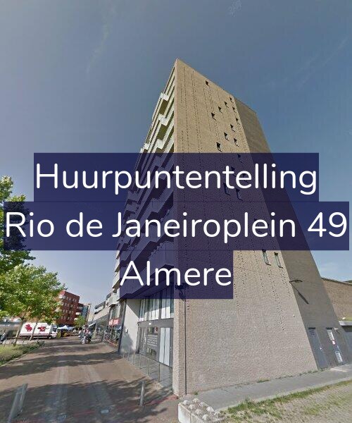Foto gevel Huurpuntentelling voor Rio de Janeiroplein 49, Almere
