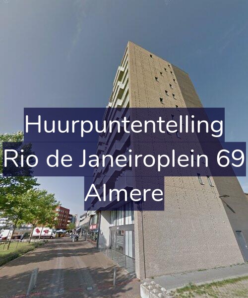 Foto gevel Huurpuntentelling voor Rio de Janeiroplein 69, Almere