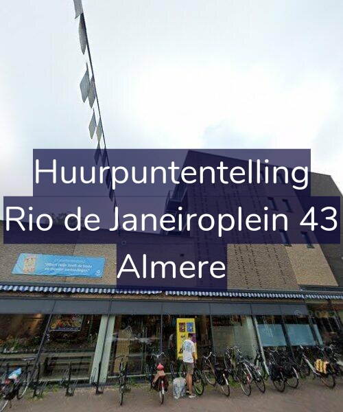 Foto gevel Huurpuntentelling voor Rio de Janeiroplein 43, Almere