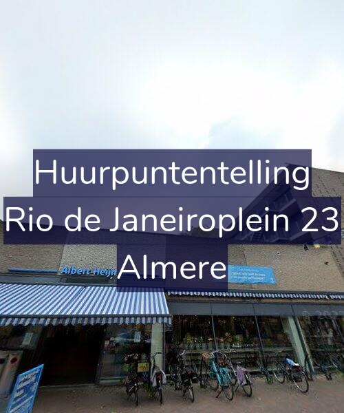 Foto gevel Huurpuntentelling voor Rio de Janeiroplein 23, Almere