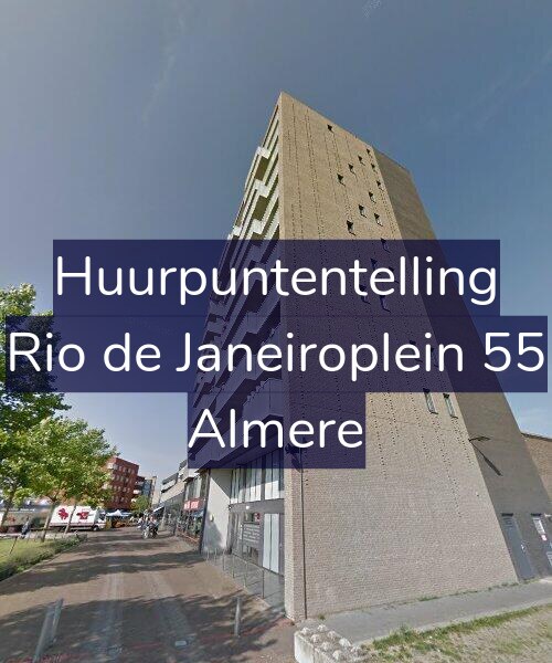 Foto gevel Huurpuntentelling voor Rio de Janeiroplein 55, Almere
