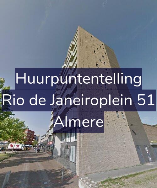Foto gevel Huurpuntentelling voor Rio de Janeiroplein 51, Almere