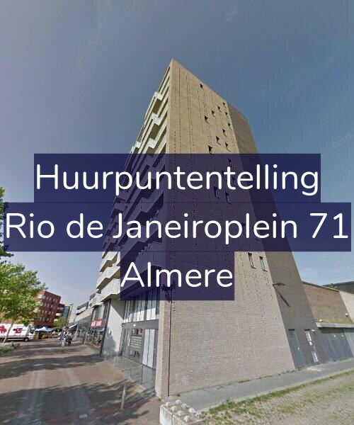 Foto gevel Huurpuntentelling voor Rio de Janeiroplein 71, Almere