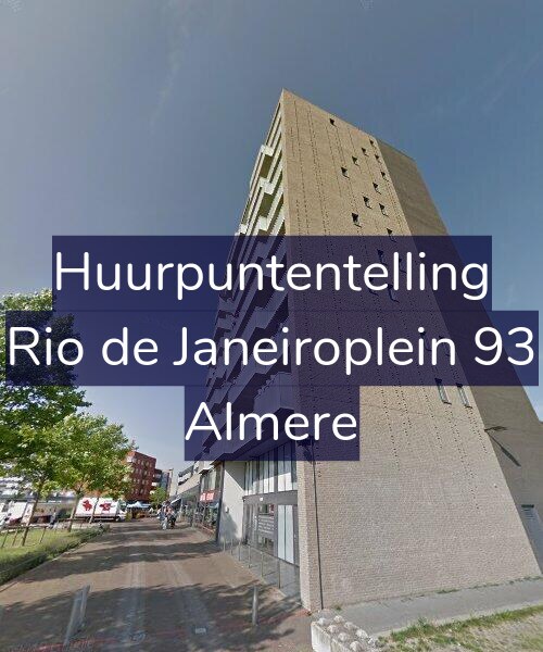 Foto gevel Huurpuntentelling voor Rio de Janeiroplein 93, Almere