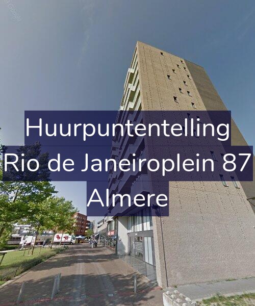 Foto gevel Huurpuntentelling voor Rio de Janeiroplein 87, Almere