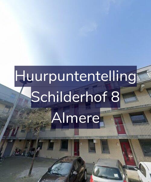 Foto gevel Huurpuntentelling voor Schilderhof 8, Almere
