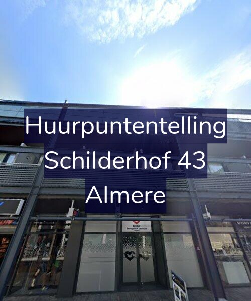 Foto gevel Huurpuntentelling voor Schilderhof 43, Almere