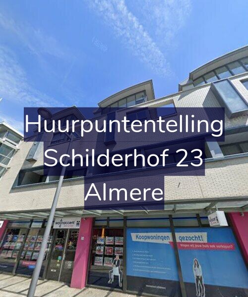 Foto gevel Huurpuntentelling voor Schilderhof 23, Almere