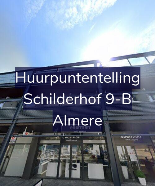 Foto gevel Huurpuntentelling voor Schilderhof 9-B, Almere