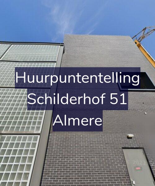 Foto gevel Huurpuntentelling voor Schilderhof 51, Almere