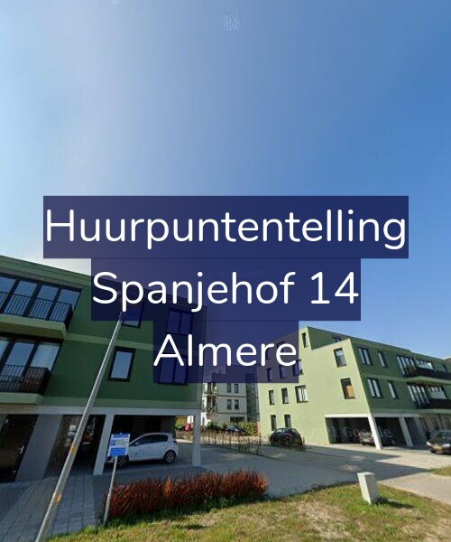 Foto gevel Huurpuntentelling voor Spanjehof 14, Almere