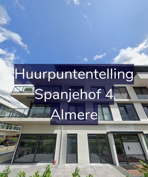 Foto gevel Huurpuntentelling voor Spanjehof 4, Almere