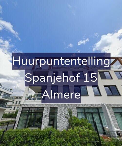 Foto gevel Huurpuntentelling voor Spanjehof 15, Almere