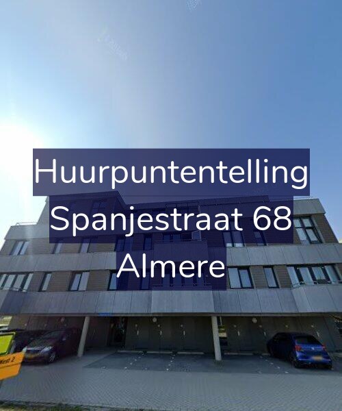 Foto gevel Huurpuntentelling voor Spanjestraat 68, Almere