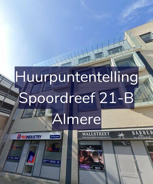 Foto gevel Huurpuntentelling voor Spoordreef 21-B, Almere