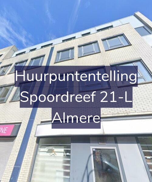 Foto gevel Huurpuntentelling voor Spoordreef 21-L, Almere