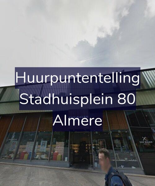 Foto gevel Huurpuntentelling voor Stadhuisplein 80, Almere