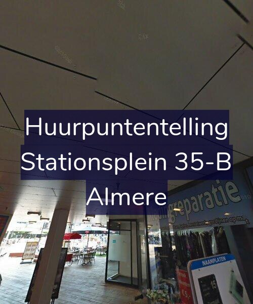 Foto gevel Huurpuntentelling voor Stationsplein 35-B, Almere