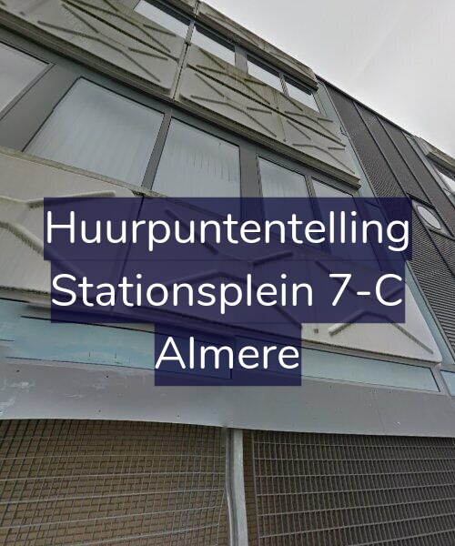 Foto gevel Huurpuntentelling voor Stationsplein 7-C, Almere