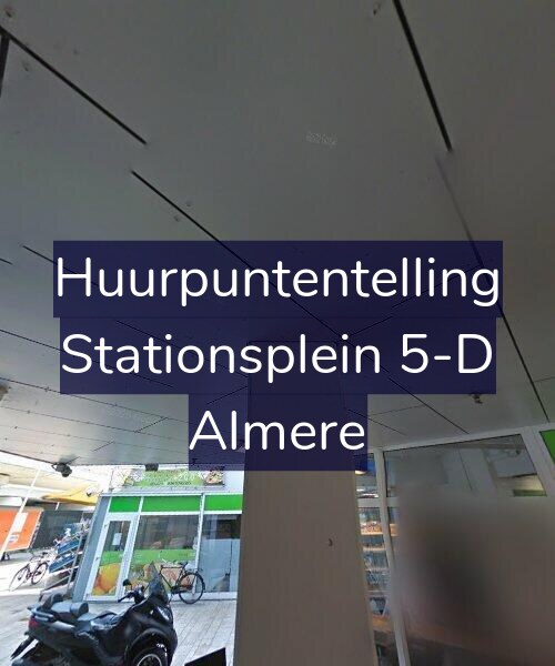 Foto gevel Huurpuntentelling voor Stationsplein 5-D, Almere