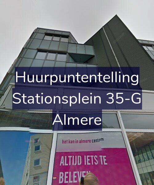Foto gevel Huurpuntentelling voor Stationsplein 35-G, Almere