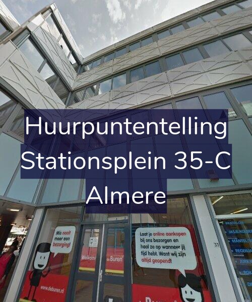 Foto gevel Huurpuntentelling voor Stationsplein 35-C, Almere