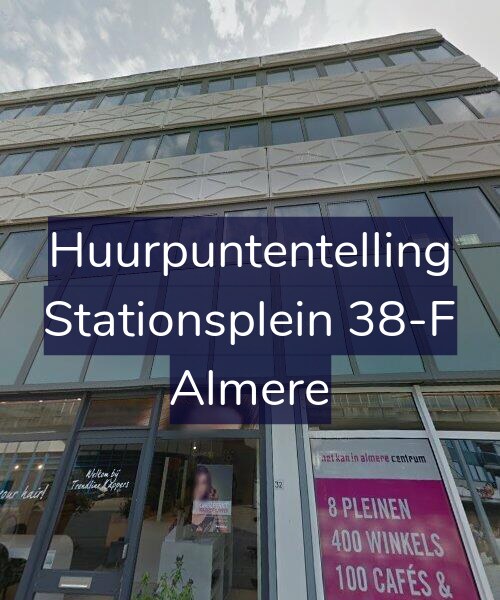 Foto gevel Huurpuntentelling voor Stationsplein 38-F, Almere
