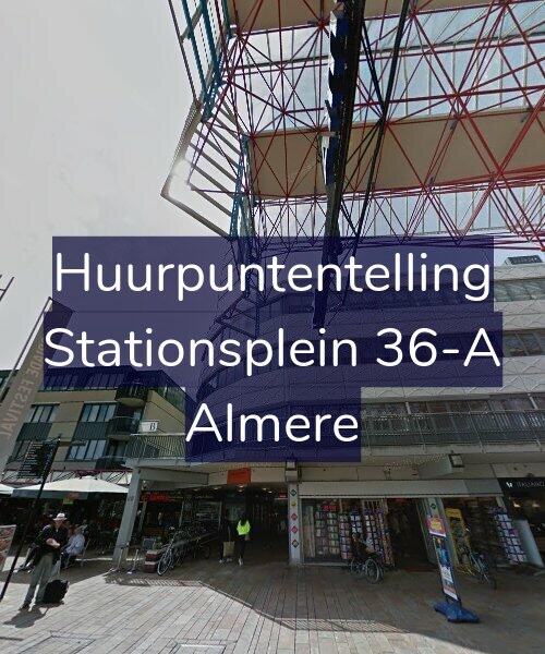 Foto gevel Huurpuntentelling voor Stationsplein 36-A, Almere