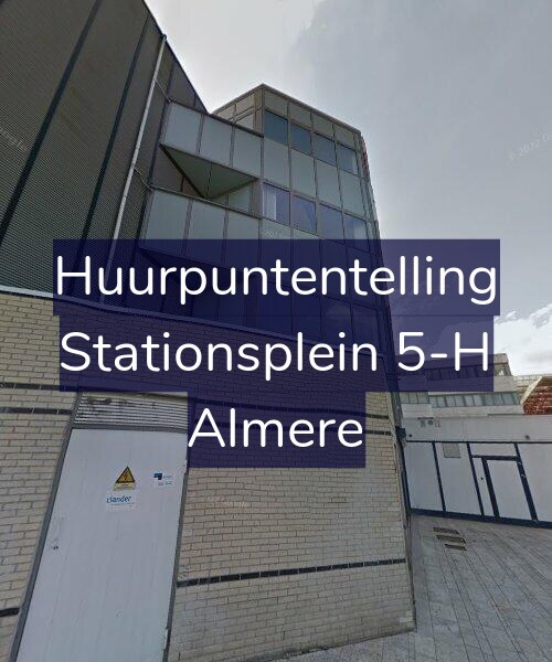 Foto gevel Huurpuntentelling voor Stationsplein 5-H, Almere