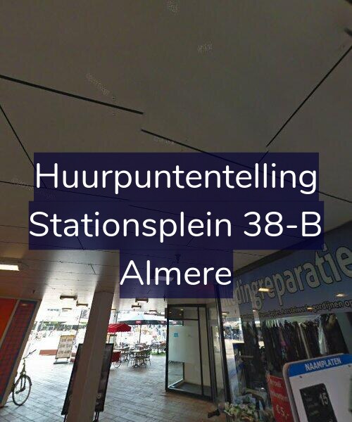 Foto gevel Huurpuntentelling voor Stationsplein 38-B, Almere
