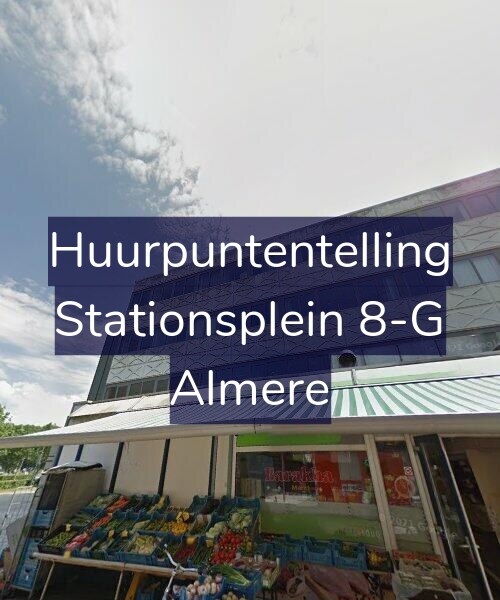 Foto gevel Huurpuntentelling voor Stationsplein 8-G, Almere