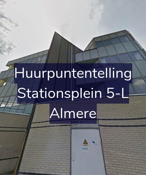 Foto gevel Huurpuntentelling voor Stationsplein 5-L, Almere