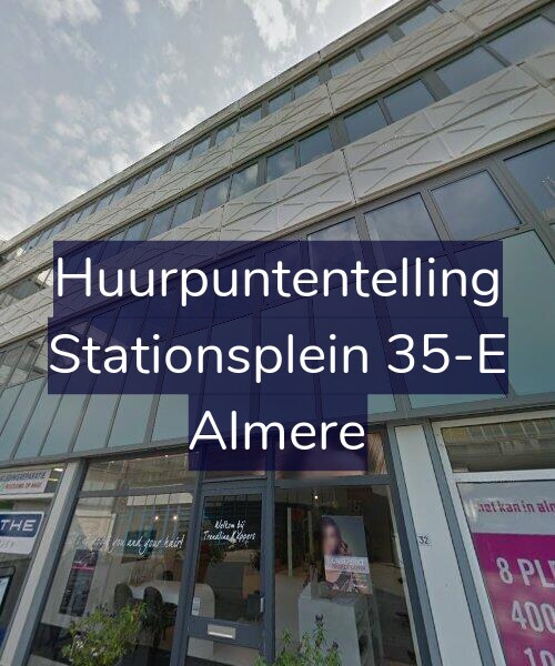 Foto gevel Huurpuntentelling voor Stationsplein 35-E, Almere