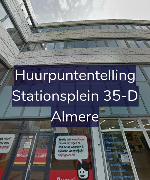 Foto gevel Huurpuntentelling voor Stationsplein 35-D, Almere