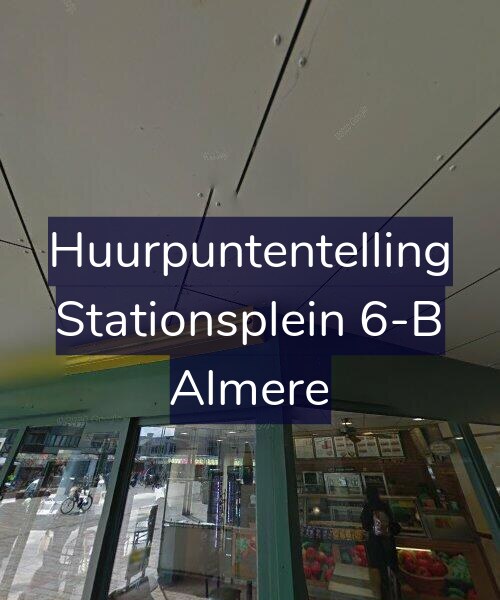 Foto gevel Huurpuntentelling voor Stationsplein 6-B, Almere