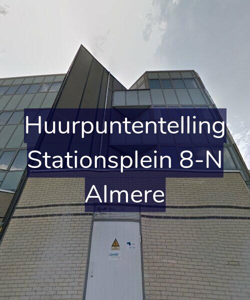Foto gevel Huurpuntentelling voor Stationsplein 8-N, Almere