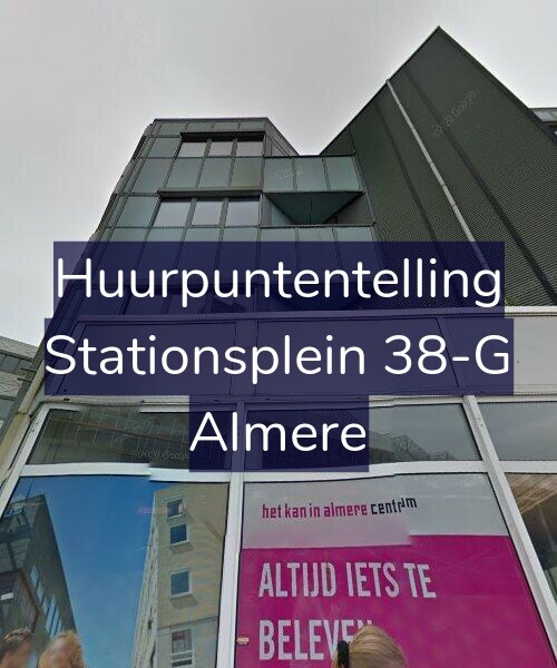 Foto gevel Huurpuntentelling voor Stationsplein 38-G, Almere