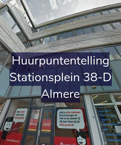 Foto gevel Huurpuntentelling voor Stationsplein 38-D, Almere