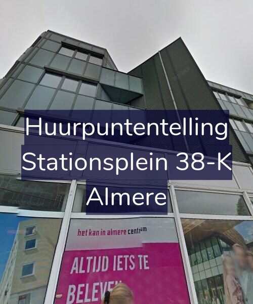 Foto gevel Huurpuntentelling voor Stationsplein 38-K, Almere