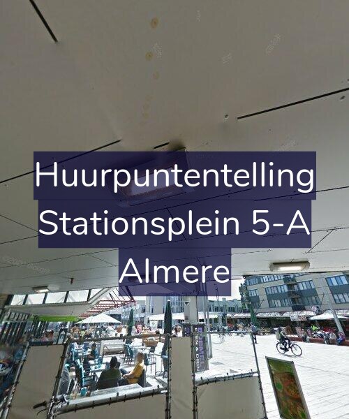 Foto gevel Huurpuntentelling voor Stationsplein 5-A, Almere