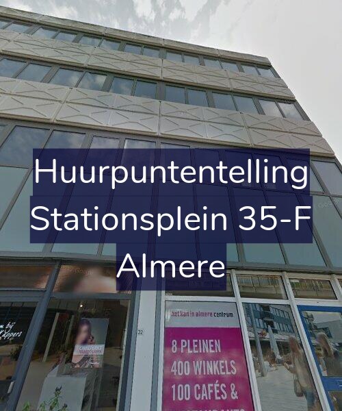 Foto gevel Huurpuntentelling voor Stationsplein 35-F, Almere