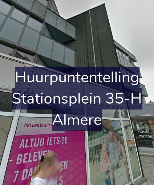 Foto gevel Huurpuntentelling voor Stationsplein 35-H, Almere