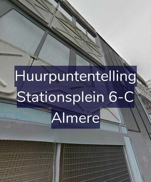 Foto gevel Huurpuntentelling voor Stationsplein 6-C, Almere