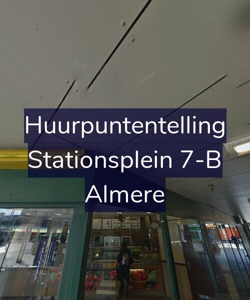 Foto gevel Huurpuntentelling voor Stationsplein 7-B, Almere