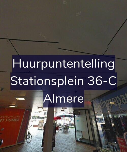 Foto gevel Huurpuntentelling voor Stationsplein 36-C, Almere