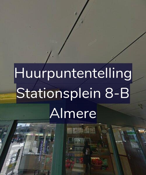 Foto gevel Huurpuntentelling voor Stationsplein 8-B, Almere