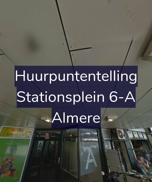 Foto gevel Huurpuntentelling voor Stationsplein 6-A, Almere