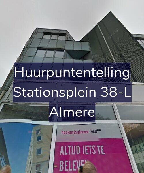 Foto gevel Huurpuntentelling voor Stationsplein 38-L, Almere