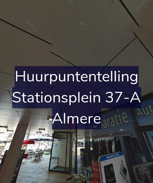 Foto gevel Huurpuntentelling voor Stationsplein 37-A, Almere