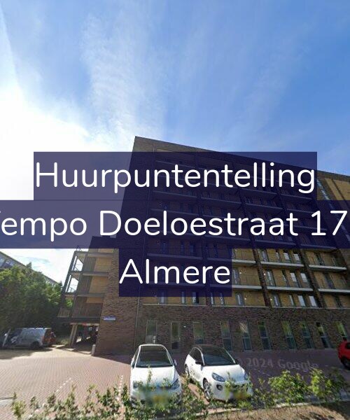Foto gevel Huurpuntentelling voor Tempo Doeloestraat 178, Almere